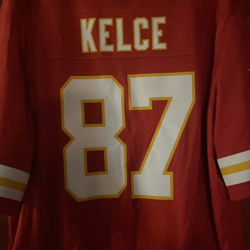 New Nike On Field Travis Kelce Kanas City Chiefs Jersey